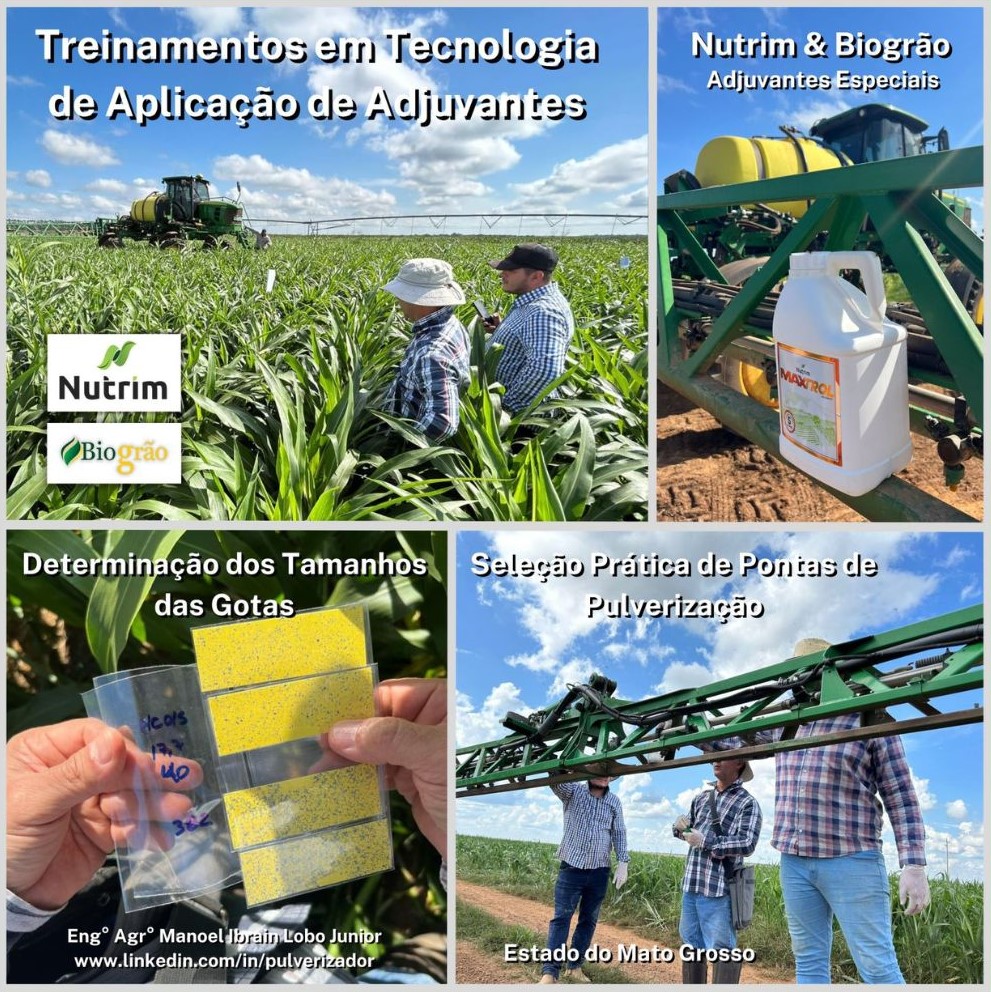 treinamentos pulverização fitossanitários adjuvantes mato grosso